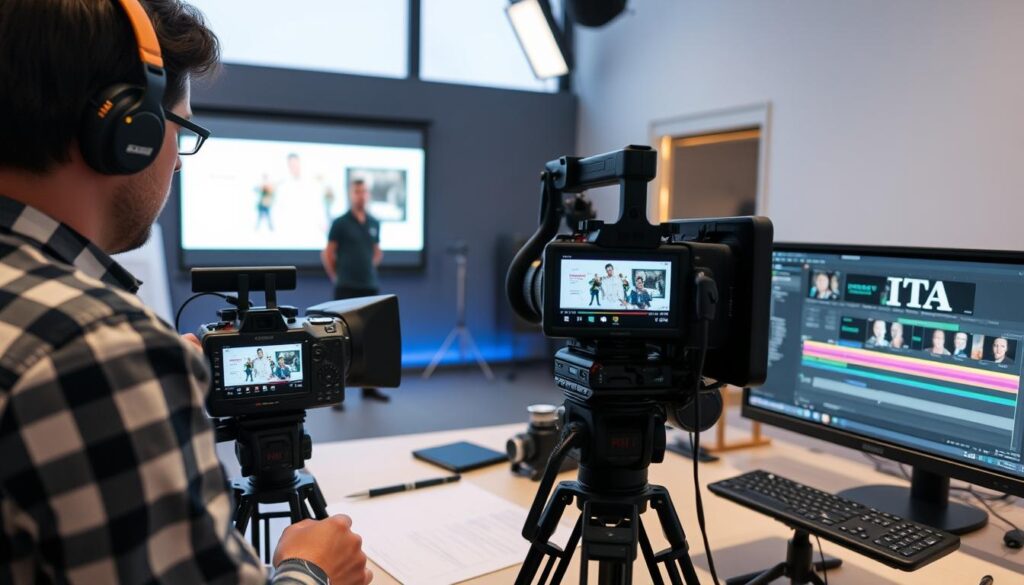 Proces produkcji filmu szkoleniowego BHP w agencji Simple Frame