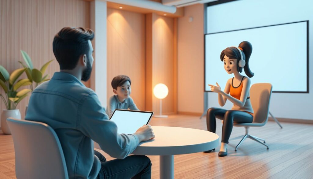 Generuj obraz szkolenia animacji 3D