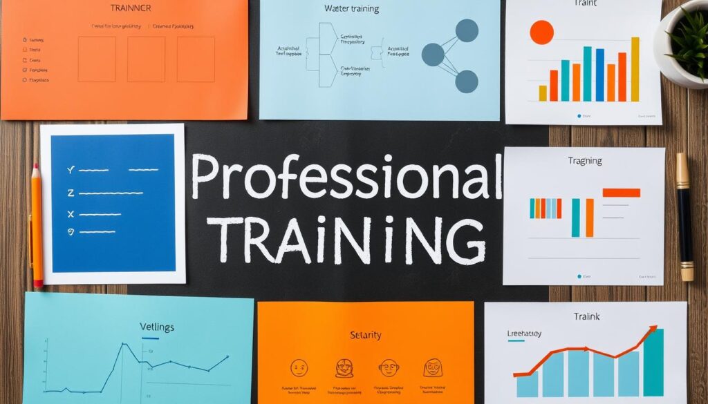 Generuj obrazek reprezentujący profesjonalne materiały szkoleniowe Generuj obrazek reprezentujący profesjonalne materiały szkoleniowe