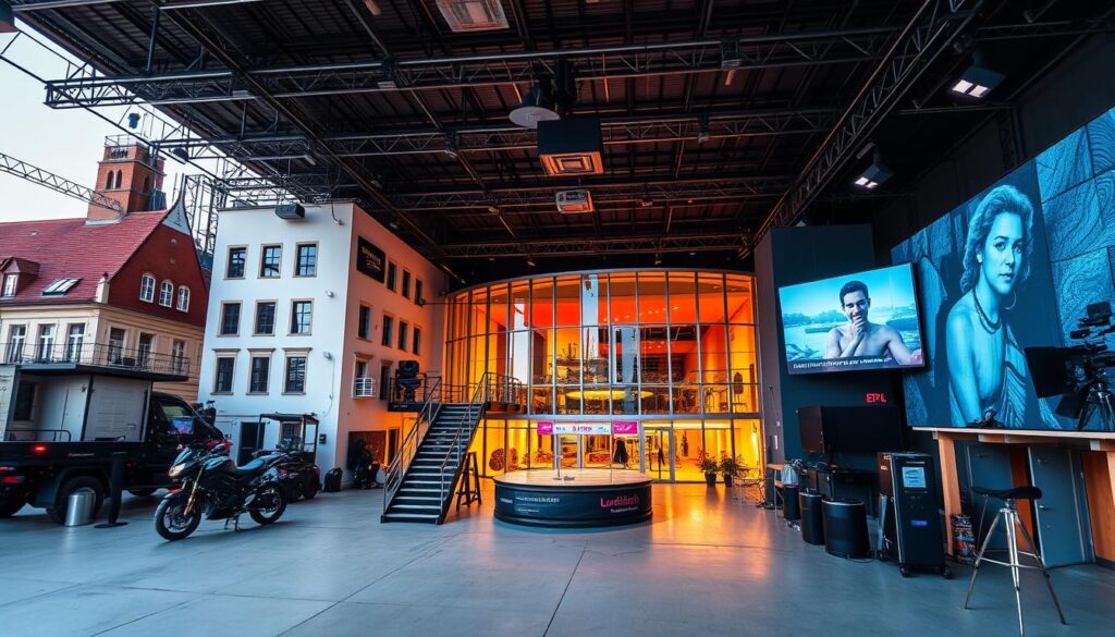 Zdjęcie studia filmowego w Warszawie