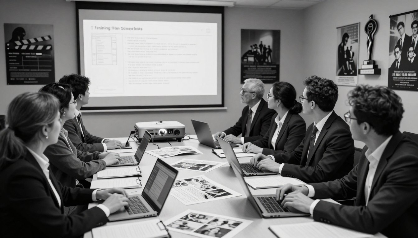 Montaż filmu szkoleniowego