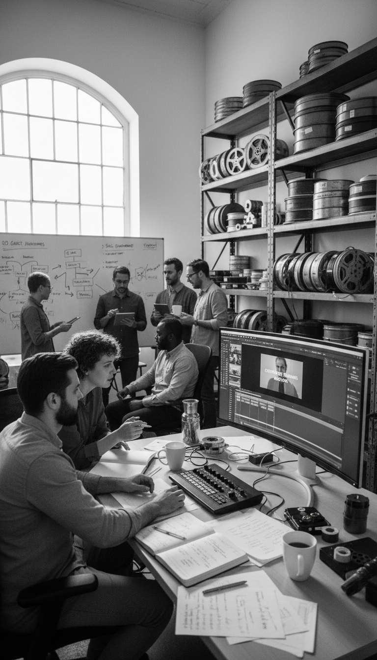 montaż filmu szkoleniowego